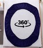 Cotts Wonder Waterproof Fitted Terry Cotton Single Size (75x36) Mattress Protector In Blue Colour