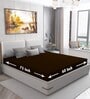 Cotts Wonder Waterproof Fitted Terry Cotton Single Size (78x36) Mattress Protector In Coffee Colour