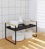 Black Carbon Steel Countertop Riser Table Kitchen Stand