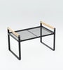 Black Carbon Steel Countertop Riser Table Kitchen Stand