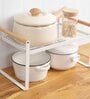 White Carbon Steel Kitchen Stand