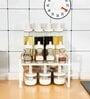 White Carbon Steel Kitchen Stand
