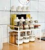 White Carbon Steel Kitchen Stand
