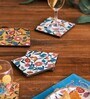 Country Round MDF & Enamel Table Coaster