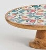 Country Multicolour MDF & Enamel Cake Stand