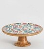 Country Multicolour MDF & Enamel Cake Stand