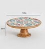 Country Multicolour MDF & Enamel Cake Stand