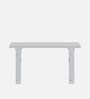 Couper Wall Mounted Study Table in Frosty White Finish