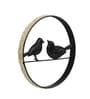 Bird Iron Multicolour Metal Wall Art