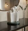 Couple Showpiece With Green Marble Base