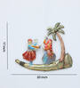 Couple Under Tree Multicolour Iron Wall Art Without LED