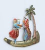 Couple Under Tree Multicolour Iron Wall Art Without LED