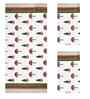 Courtyard Madhuban Floral Waffle Cotton 250 GSM Bath & Hand Towel Set