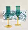 Cove Flute Glass Gift Set