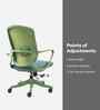 Cove Ergonomic Chair In Green Finish