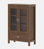 Cove Solid Wood Bookcase In Irish Walnut Colour