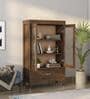 Cove Solid Wood Bookcase In Irish Walnut Colour