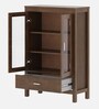 Cove Solid Wood Bookcase In Irish Walnut Colour