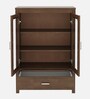 Cove Solid Wood Bookcase In Irish Walnut Colour