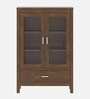 Cove Solid Wood Bookcase In Irish Walnut Colour