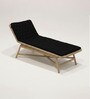 Cove Wicker Outdoor Lounger In Light Brown Colour