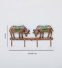 Cow Multicolour Iron Key Holder
