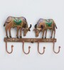 Cow Multicolour Iron Key Holder