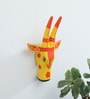 Yellow Cow Sclupture Mango Wood Wall Mask