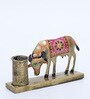 Cow Multicolour Metal Pen
Stand