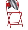 Joyce Metal Folding Chair in Red Colour