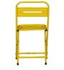 Joyce Metal Folding Chair in Yellow Colour
