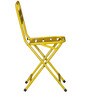 Joyce Metal Folding Chair in Yellow Colour