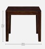 Cowal Sheesham Wood 2 Seater Dining Table In Provincial Teak Finish