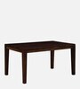 Cowal Sheesham Wood 6 Seater Dining Table In Provincial Teak Finish