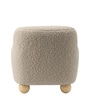 Cozy Boucle Kids Accent Chair In Beige Colour Cozy Boucle Kids Accent Chair In Beige Colour