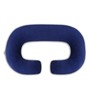 Cozy C-Shape Velvet Mircrofibre Pregnancy Pillow With Detachable Zipper Pillow In Blue Colour