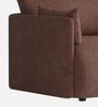 Cozy Chic Boucle 1 Seater Sofa In Burgundy Colour