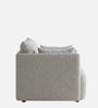 Cozy Chic Boucle 1 Seater Sofa In Grey Colour