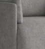 Cozy Chic Boucle 1 Seater Sofa In Grey Colour