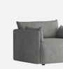 Cozy Chic Boucle 1 Seater Sofa In Grey Colour