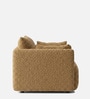 Cozy Chic Boucle 1 Seater Sofa In Mustard Colour