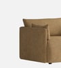 Cozy Chic Boucle 1 Seater Sofa In Mustard Colour