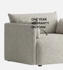 Cozy Chic Boucle 1 Seater Sofa In Soft Sand Colour