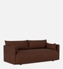 Cozy Chic Boucle 2 Seater Sofa In Burgundy Colour