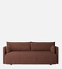 Cozy Chic Boucle 2 Seater Sofa In Burgundy Colour