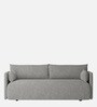 Cozy Chic Boucle 2 Seater Sofa In Grey Colour
