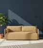 Cozy Chic Boucle 2 Seater Sofa In Mustard Colour