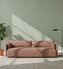 Cozy Chic Boucle 3 Seater Sofa In Burgundy Colour