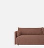 Cozy Chic Boucle 3 Seater Sofa In Burgundy Colour