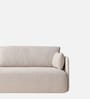 Cozy Chic Boucle 3 Seater Sofa In Cream Colour